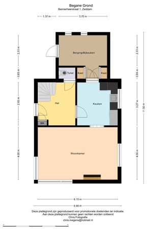 Floorplan - Bannerheerstraat 1, 7038 AH Zeddam